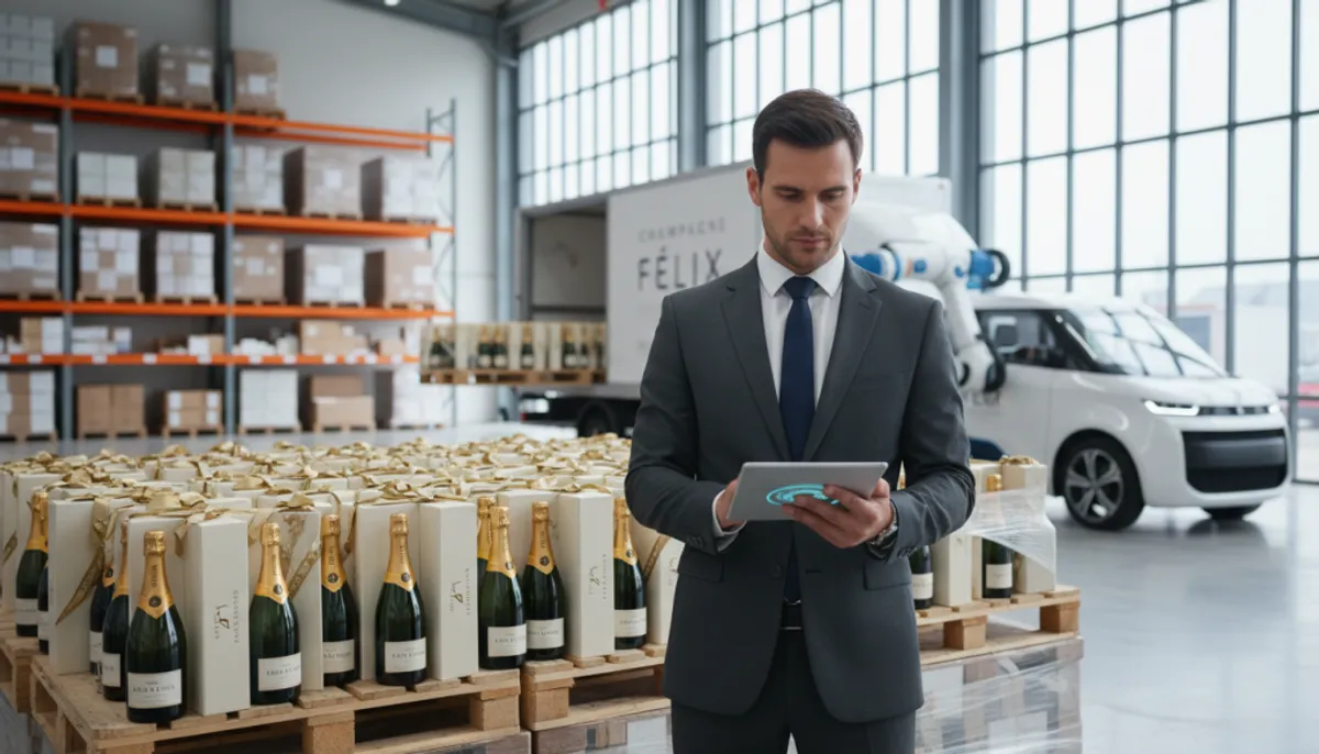 streamlined logistics champagne delivery