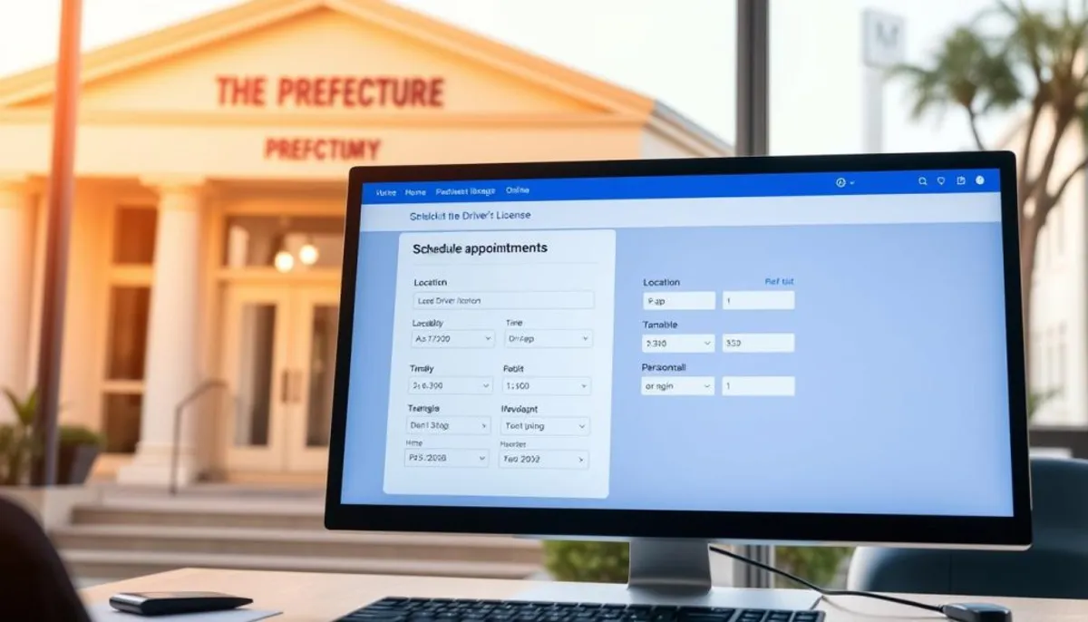 système inscription en ligne permis